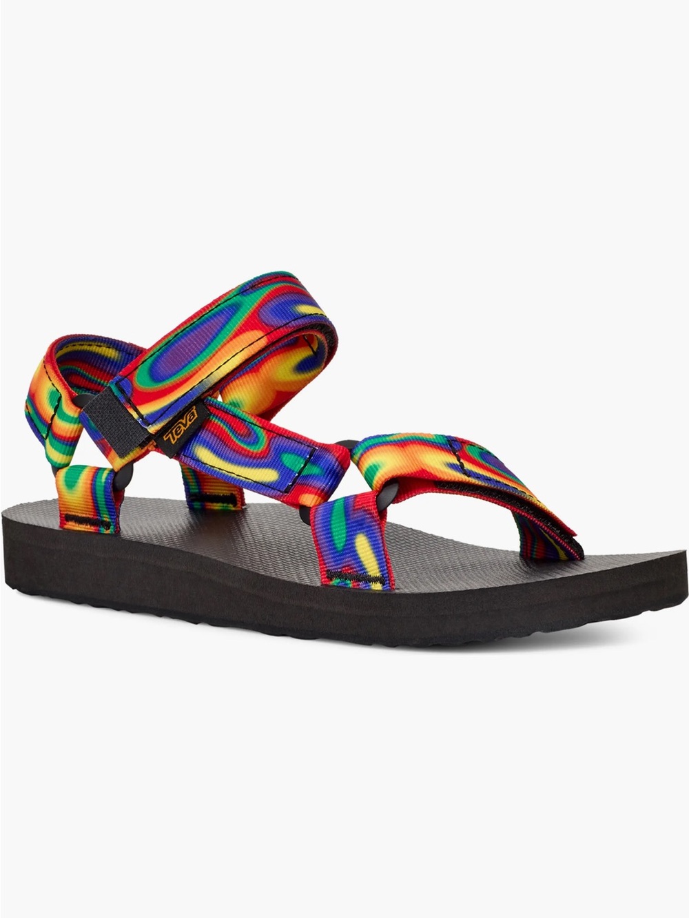 NWT Teva Original Universal Rainbow in Galactic Multi Strap Sandal 14 festival
